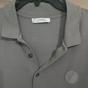 Versace Collection Charcoal Polo Shirt